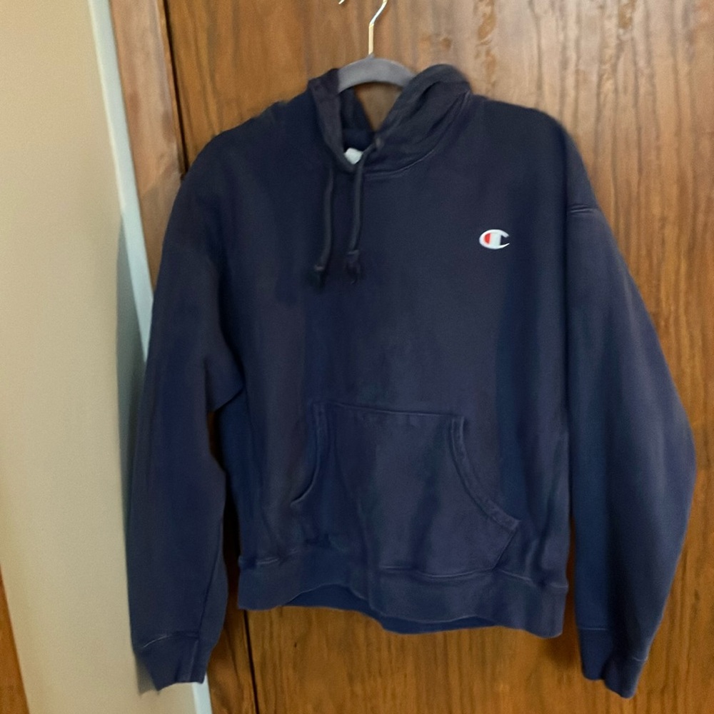 Champion Navy Blue Kids Hoodie